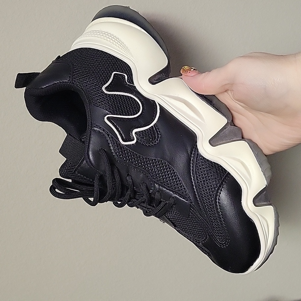 True Religion Rory Platform Chunky Sneaker Size 8.5